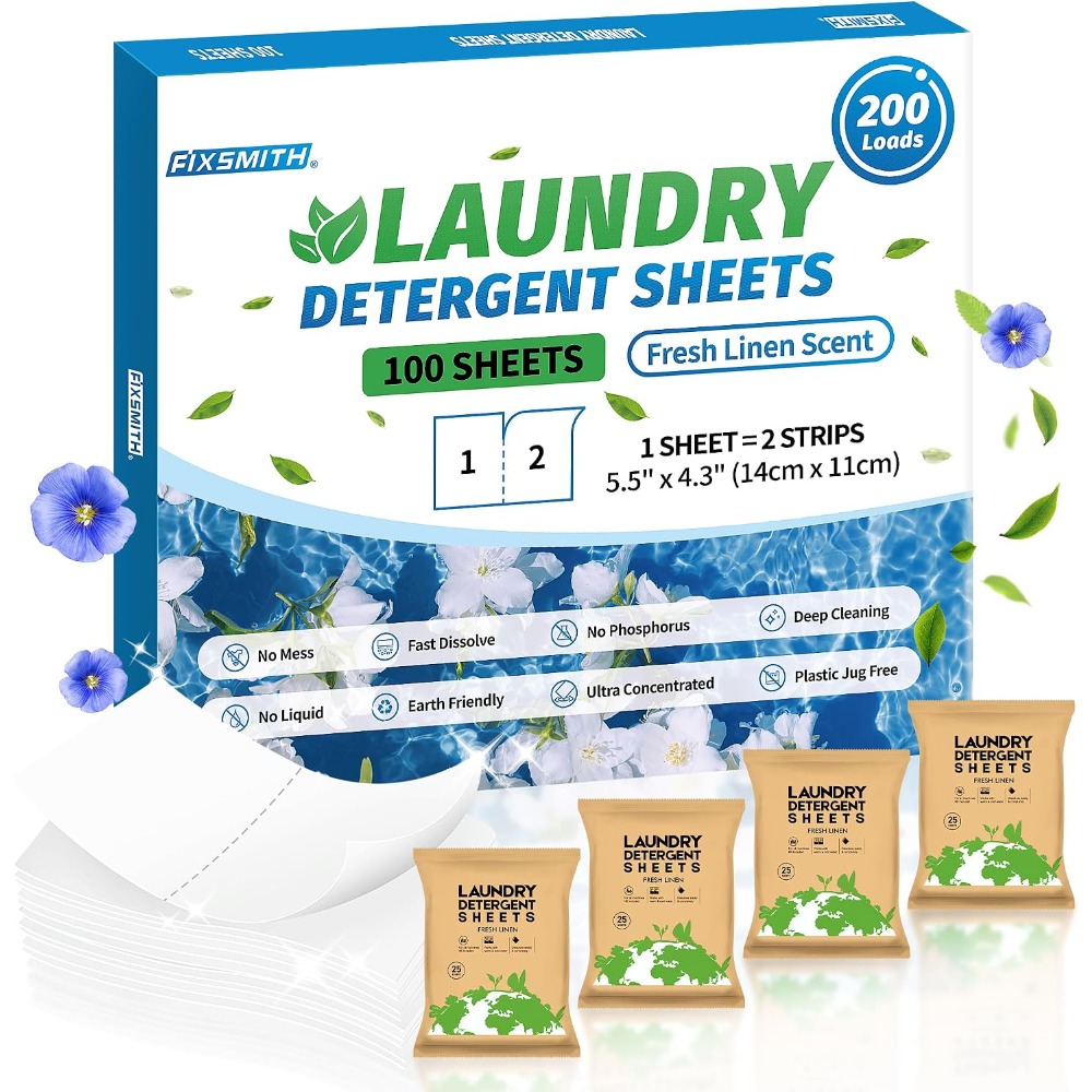 Laundry Strip Eco - Eco Friendly Hypoallergenic Laundry Detergent Sheets