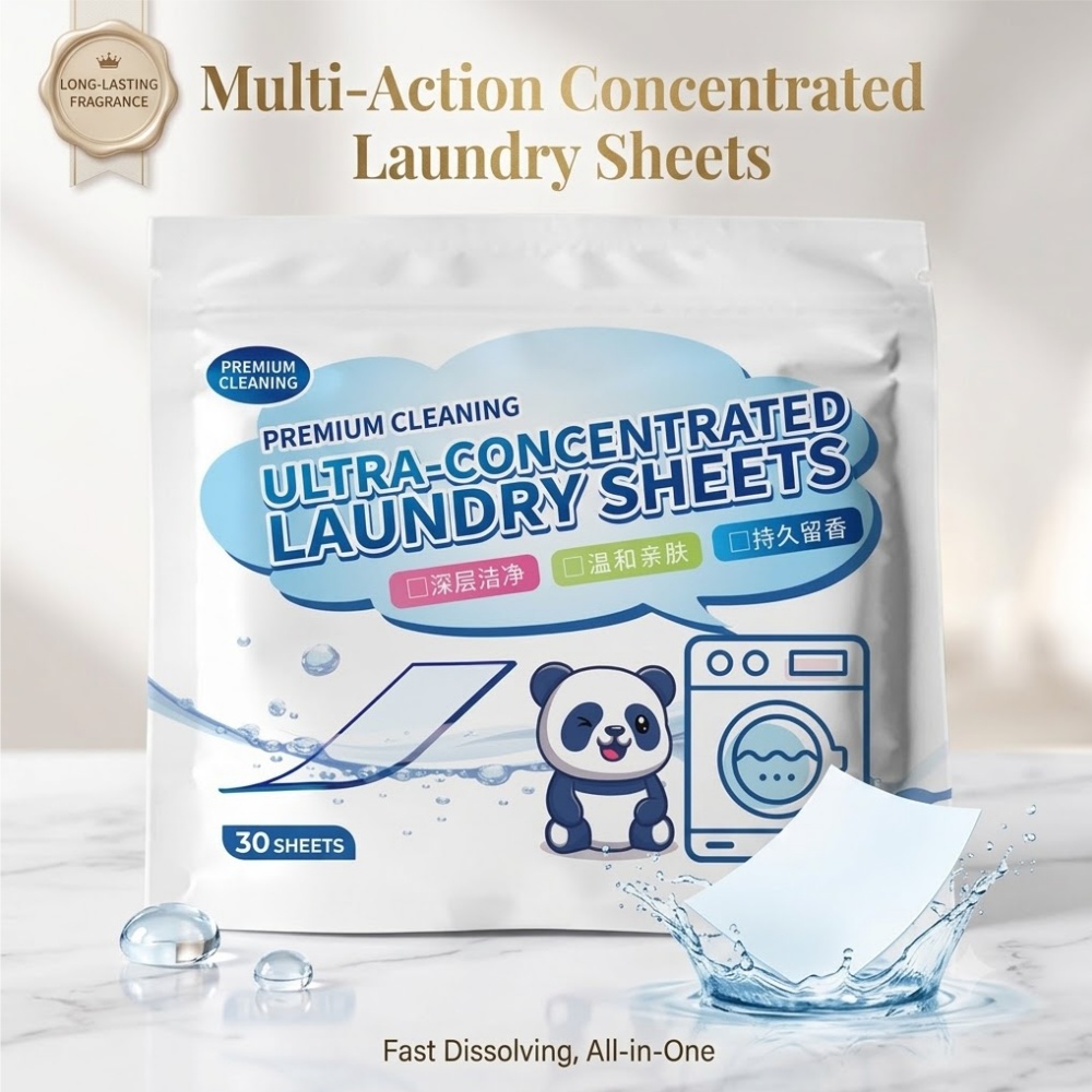 Laundry Strip Eco - Laundry Foam Paper Ultra-Concentrated Stain Remover