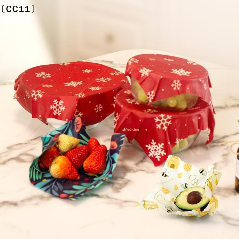 Beeswax Wrap Reusable - 3sheets Beeswax Food Wrap Roll Reusable