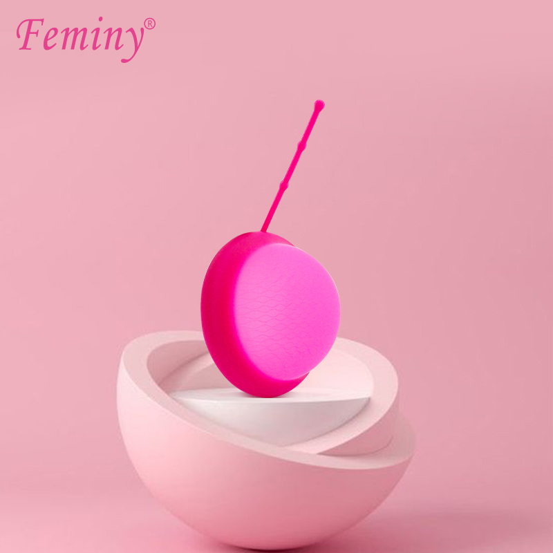 Menstrual Cup Silicone - Women Menstrual Disc With Removal String