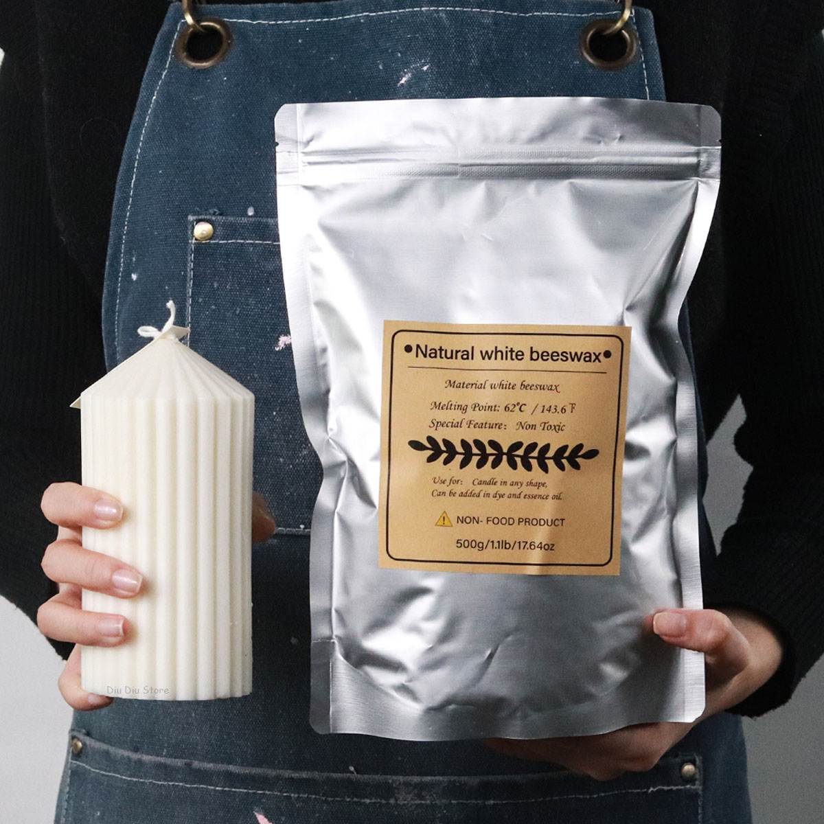 White Beeswax Pure Natural Gra - Beeswax Wrap Reusable review and price