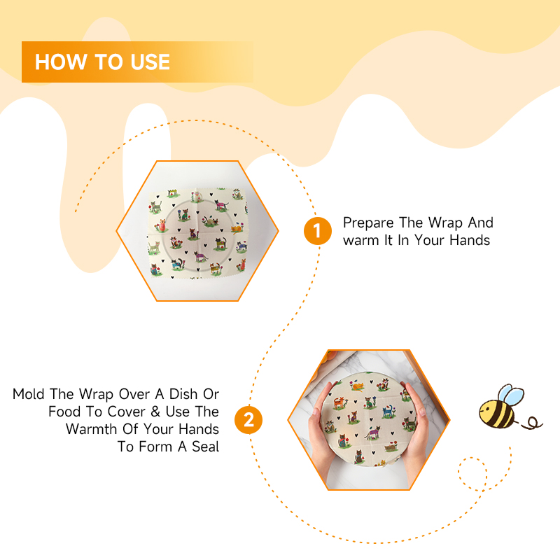 6 Packs (2S. 2M, 2L) Reusable  - Beeswax Wrap Reusable review and price