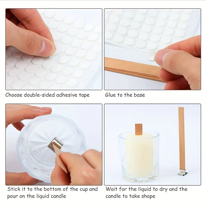 30pcs High Quality Wooden Cand - Beeswax Wrap Reusable review and price