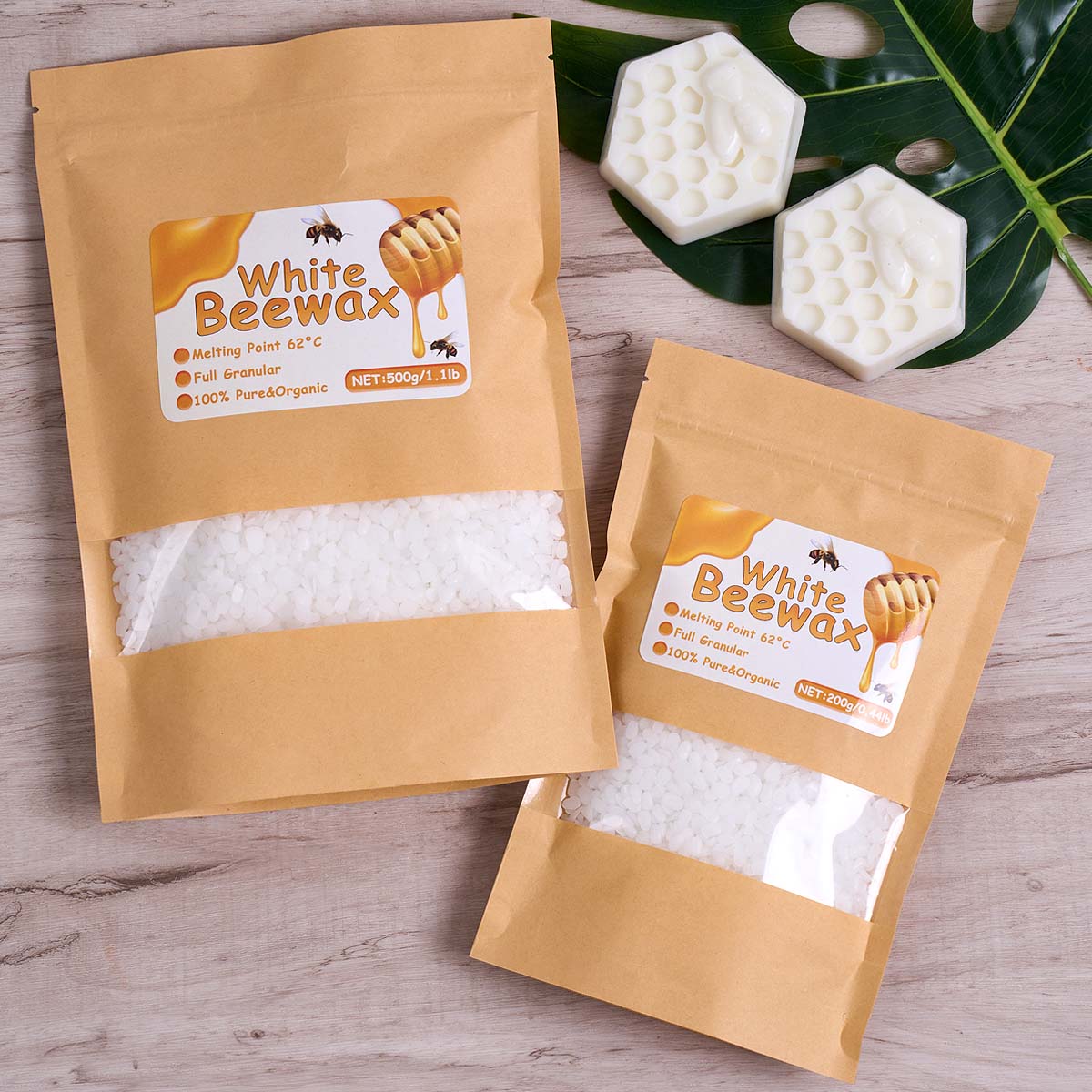 1000g White Beeswax DIY Candle - Beeswax Wrap Reusable review and price