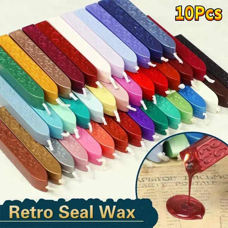 10Pcs Sealing Wax Sticks Color - Beeswax Wrap Reusable review and price